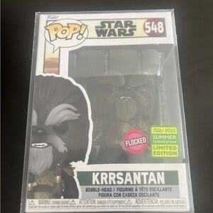 Krrsantan #548 Flocked 2022 Summer Convention Funko Pop Star Wars